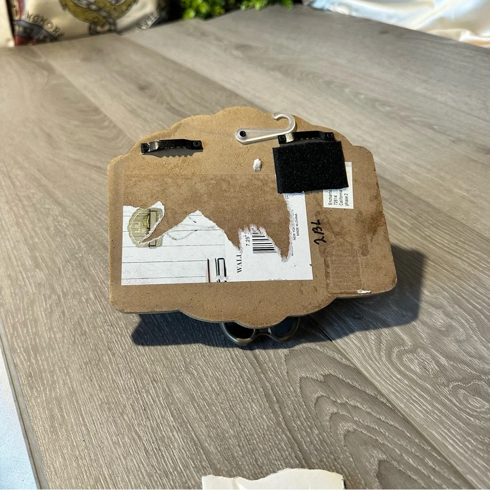 Hello Gorgeous Wall Hook Shelf Rustic Key Holder Jewelry Organizer Wood Entryway